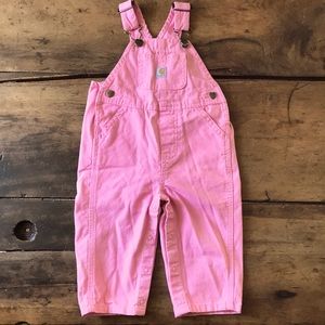 Carhartt Pink Overalls Size 12 months